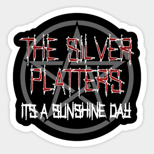 The Silver Platters Metal Logo Sticker